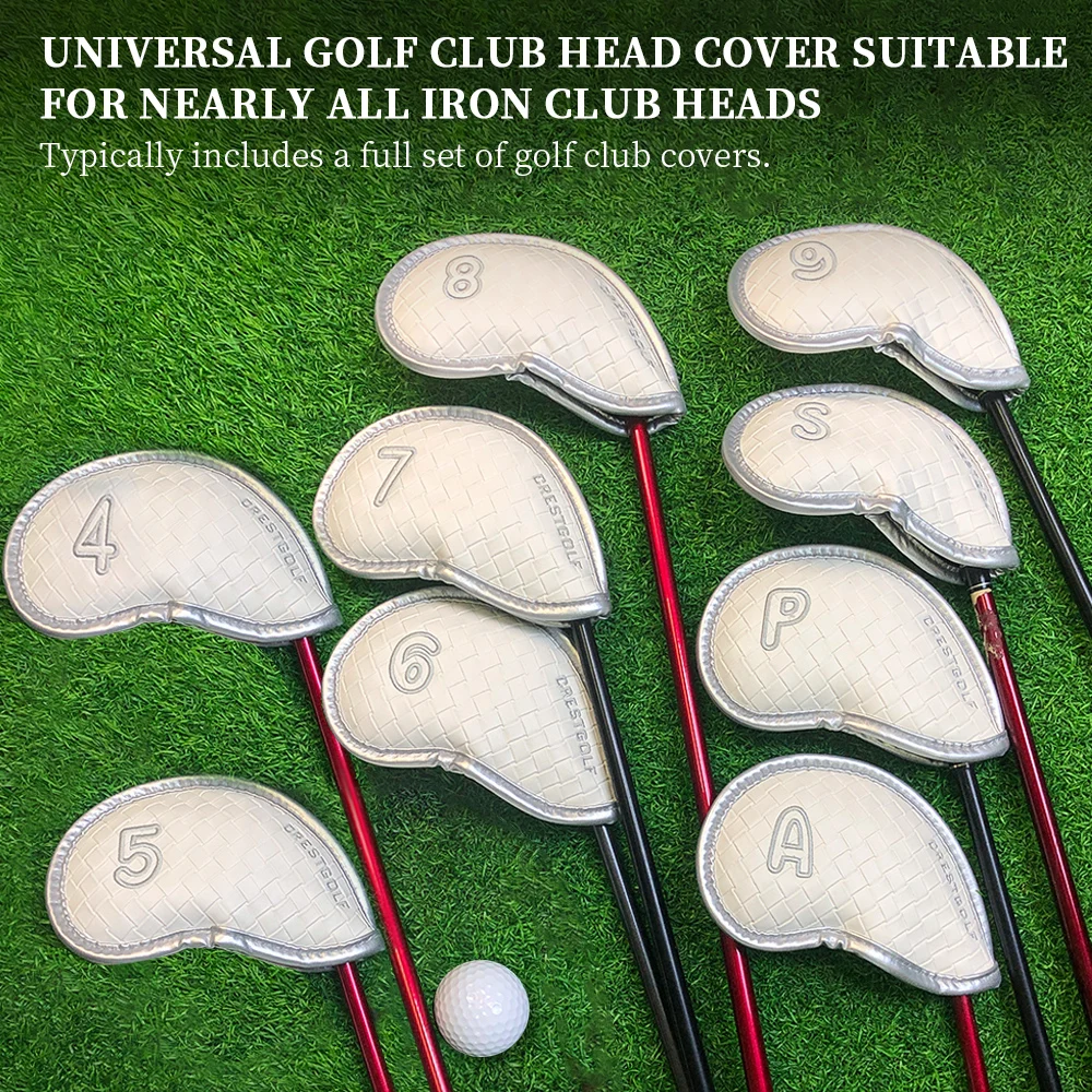 Чехлы на голову для гольфа с крутой тканой текстурой - Фотография_5