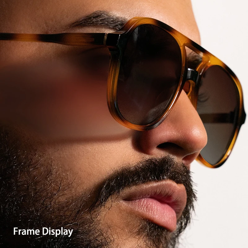 Мужские очки-пилот с двойным лучом - Фотография_4