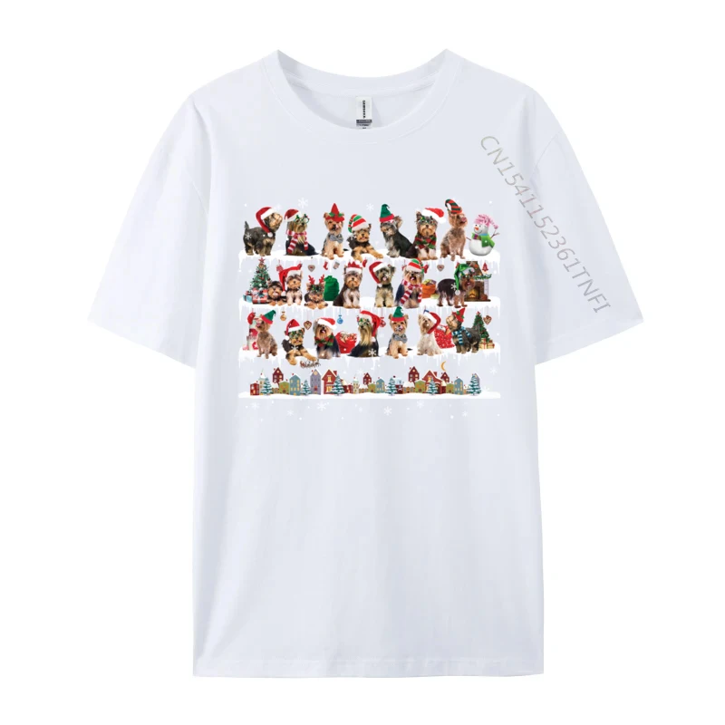 Yorkie christmas snow layers santa - Фотография_3