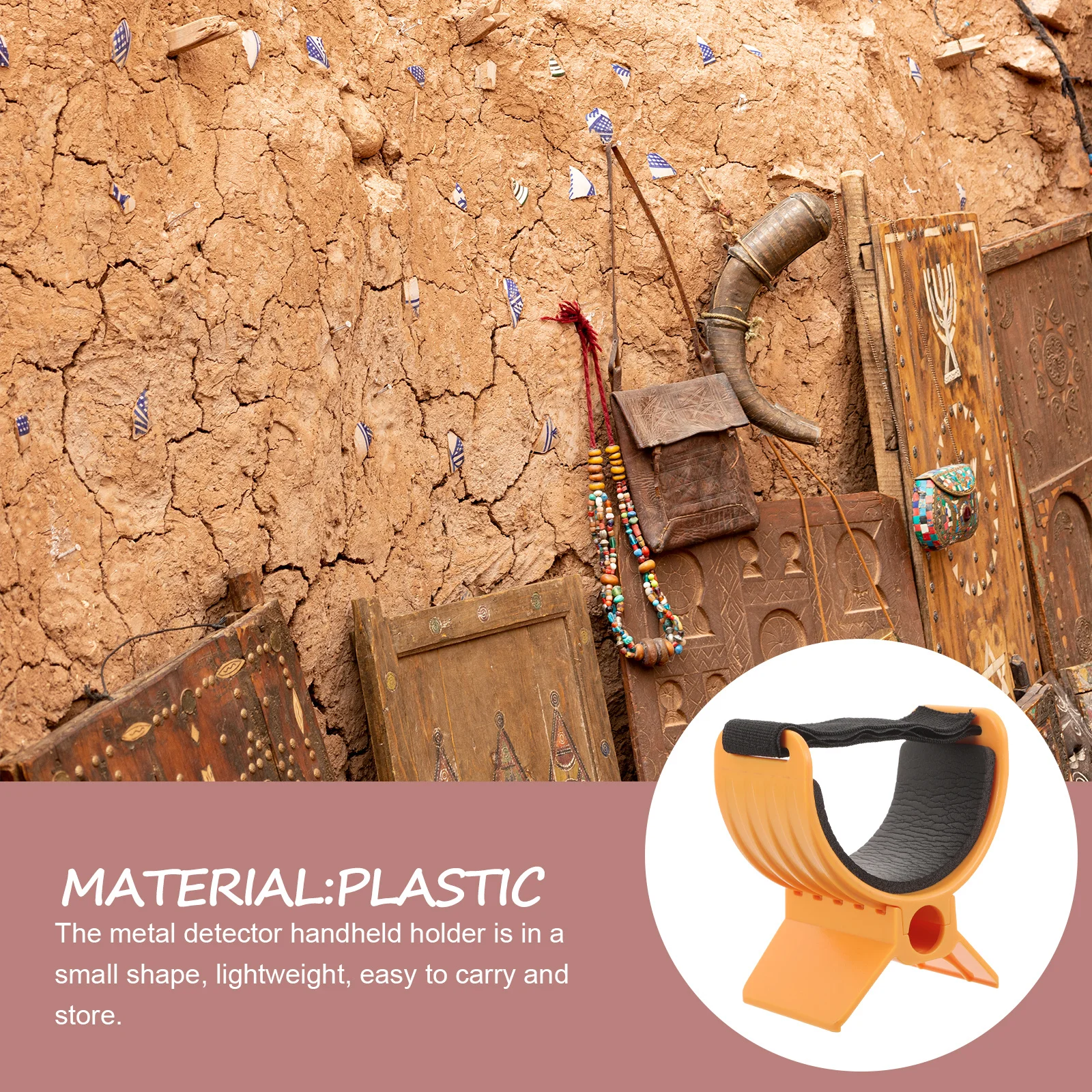 Металлический портативный ручной практичный держатель для кемпинга - Фотография_5