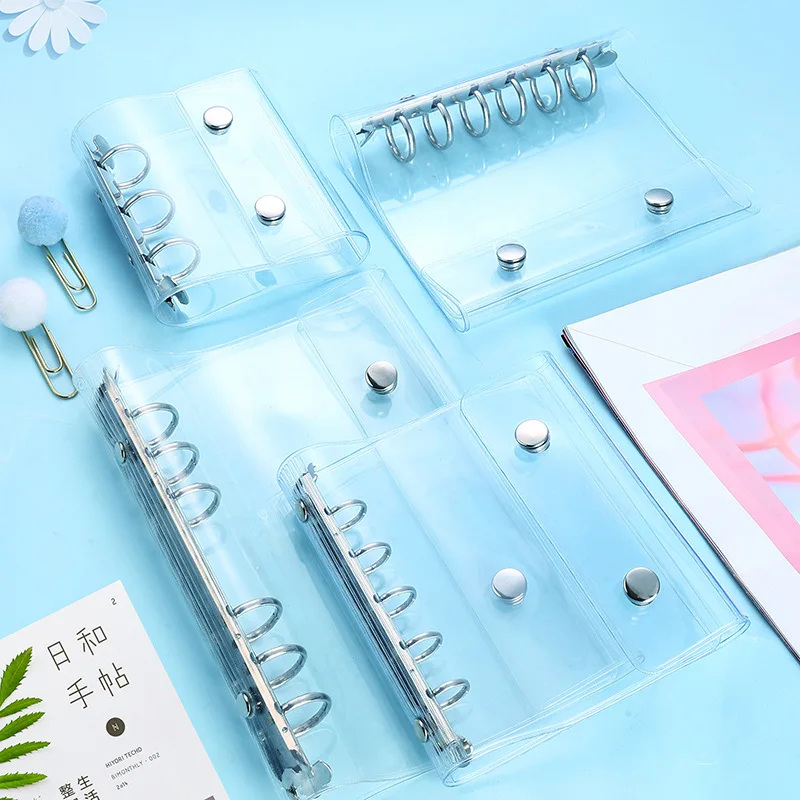 A6 a7 m5 a8 пвх прозрачный двойной кнопочный переплет