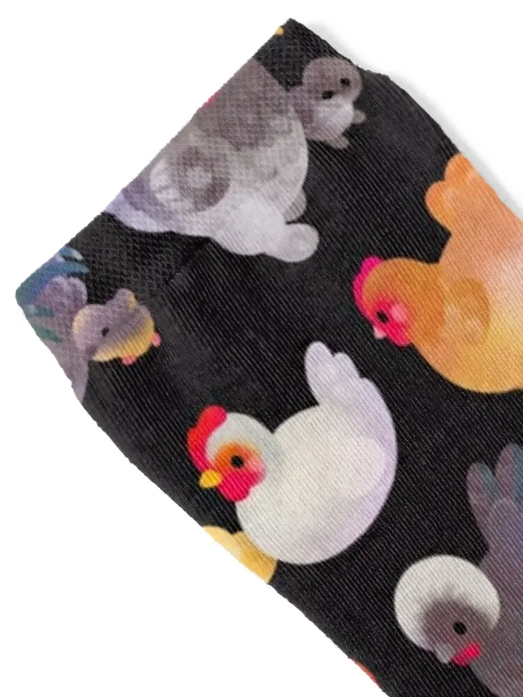 Chicken and chick - темные носки - Фотография_2