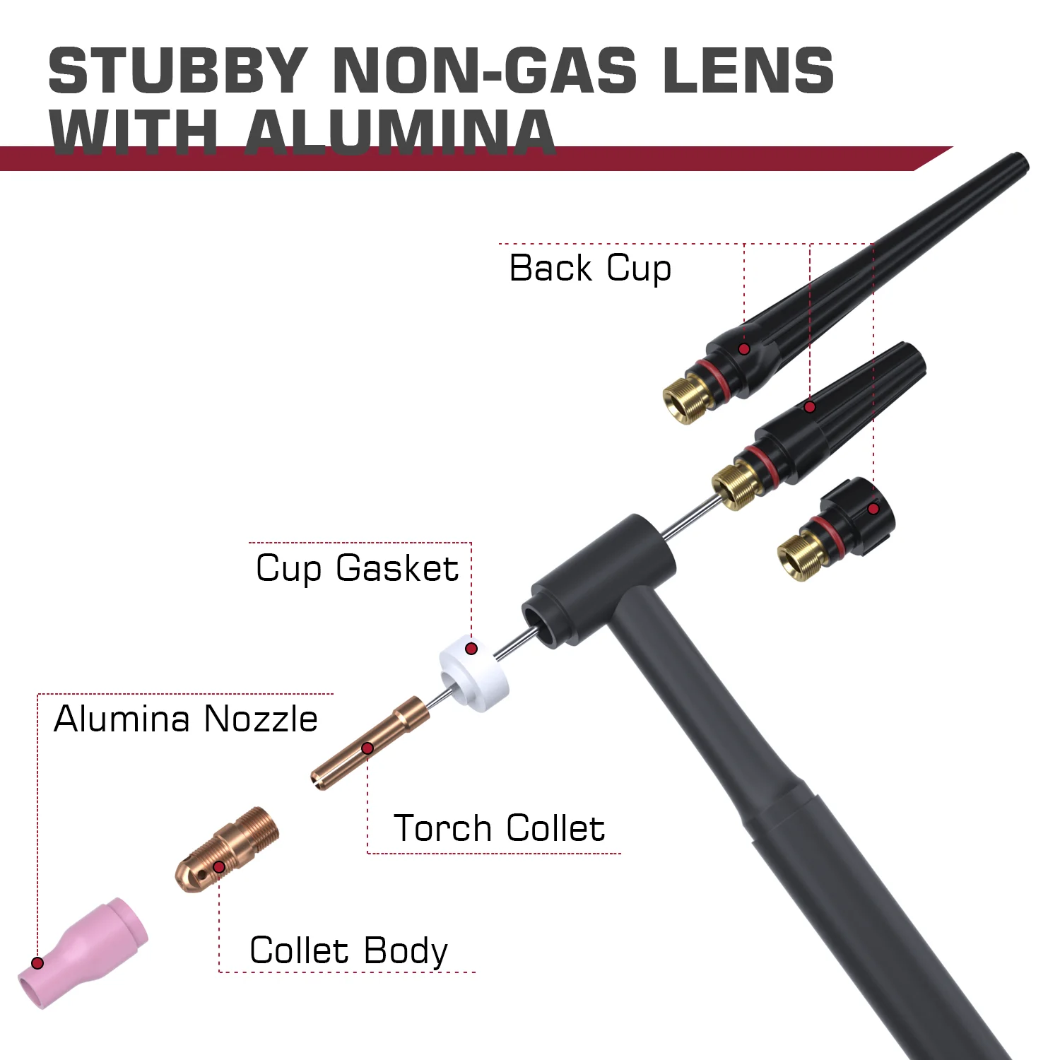Комплект аксессуаров для сварочной горелки tig - Фотография_5