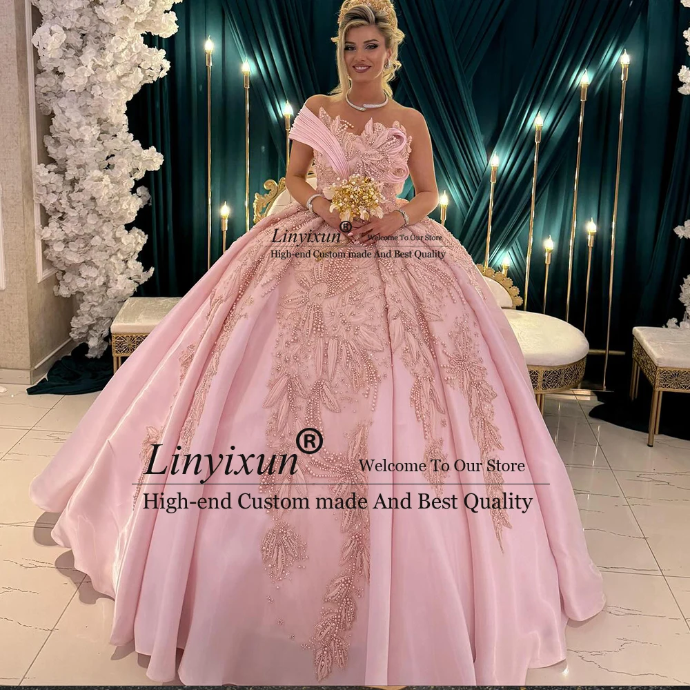 Великолепное платье quinceanera с бисером - Фотография_2