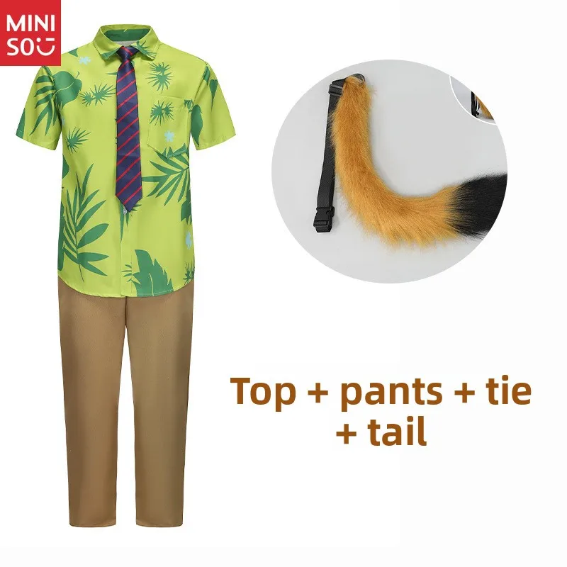 Костюм для косплея miniso zootopia nick wilde для детей и взрослых - Фотография_6