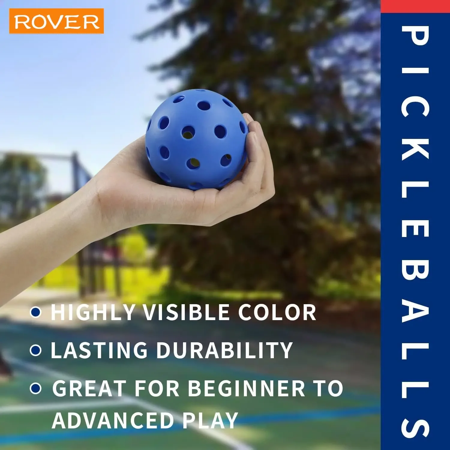 Pickleball 74 мм прочные 40 отверстий уличные 6/12/24 шт - Фотография_4