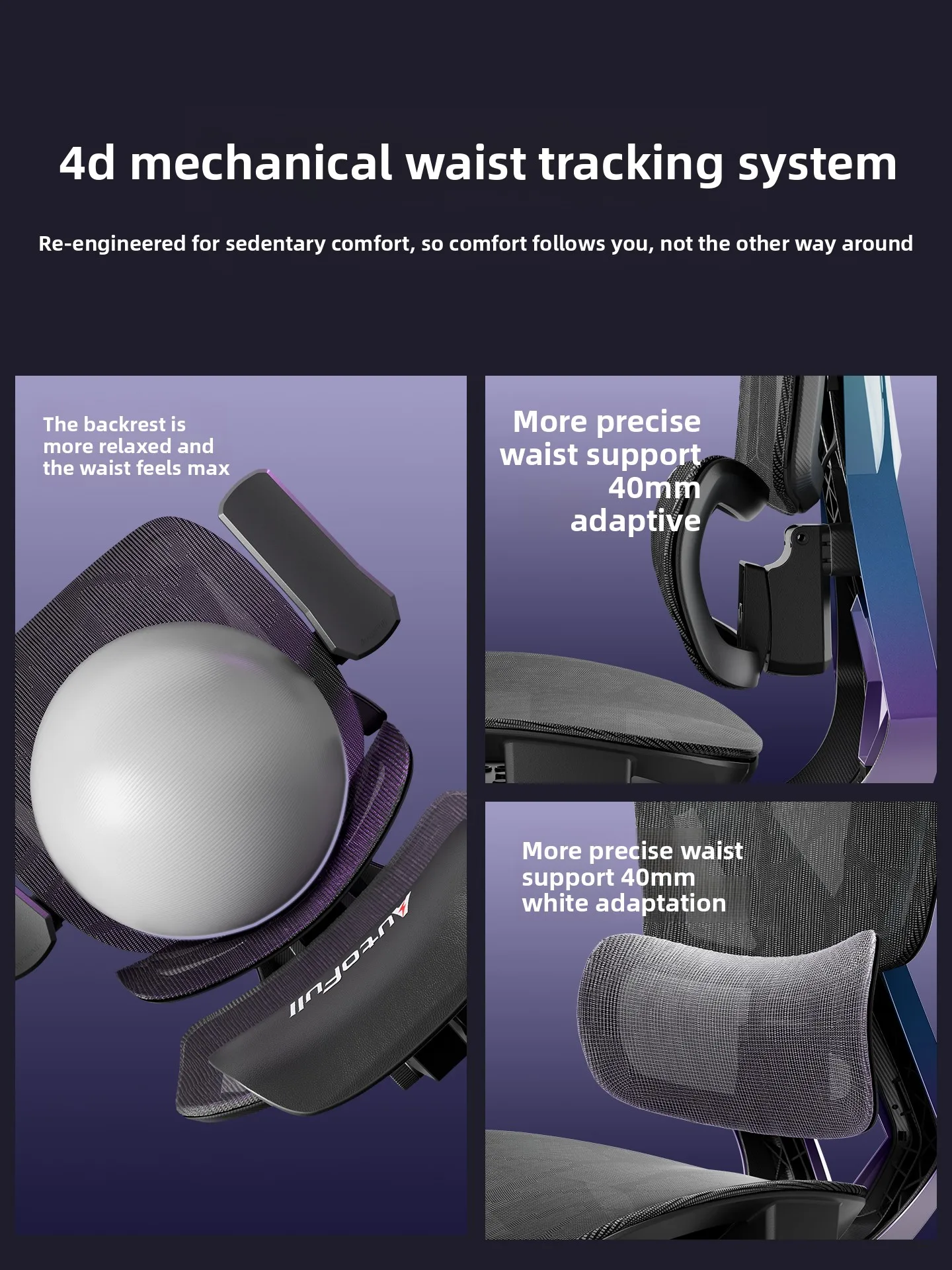 Удобное эргономичное игровое кресло для длительных часов - Фотография_3