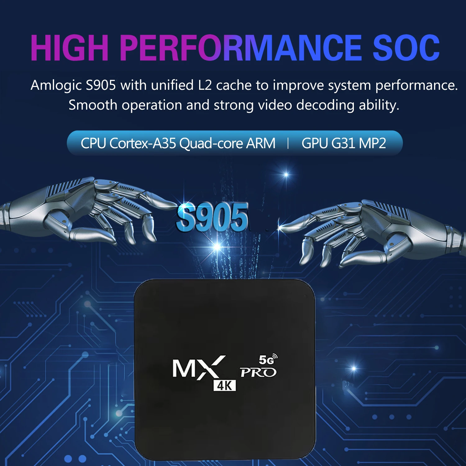 Mx-pro tv box 8 гб 128 гб android - Фотография_6
