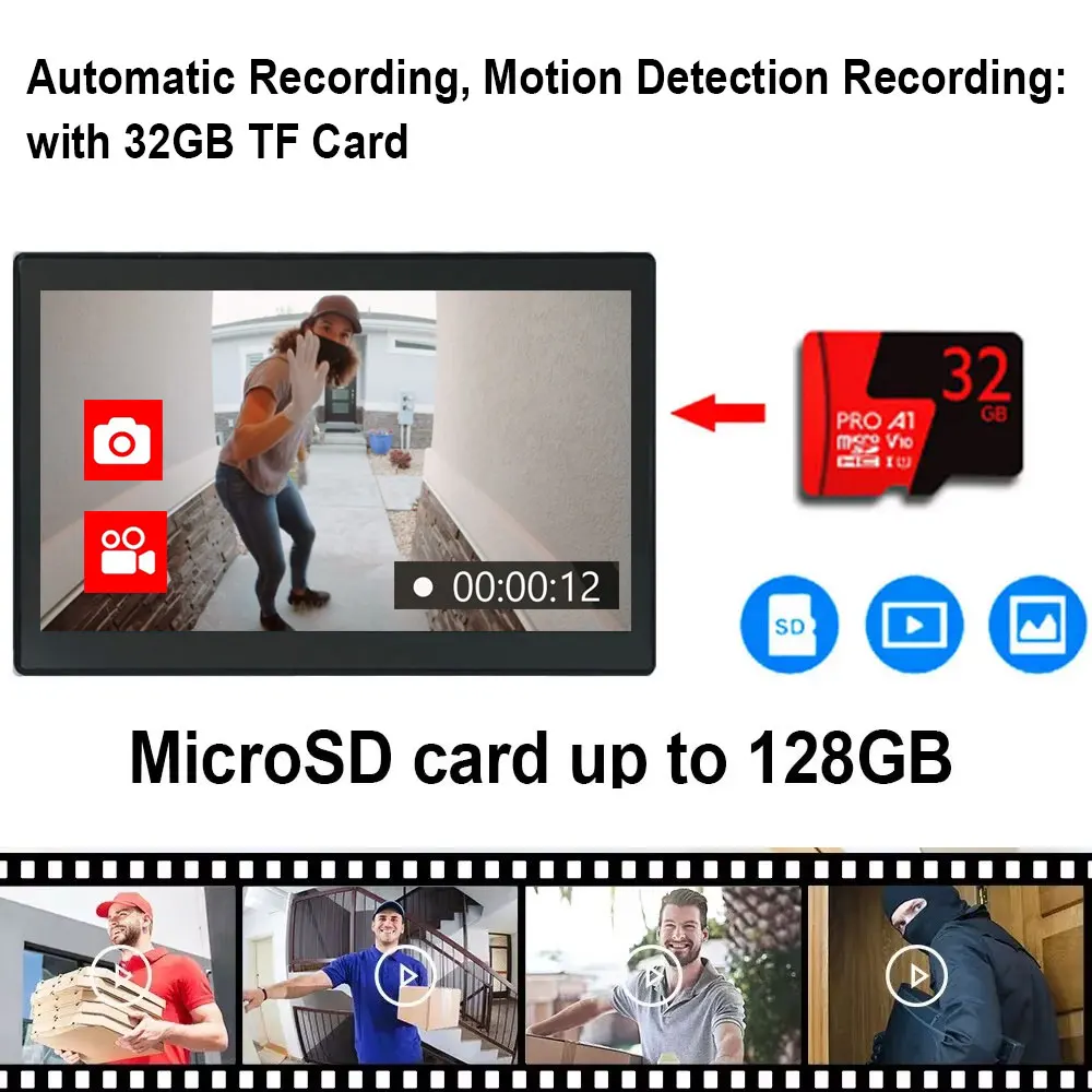 2-проводной tuya wi-fi 1080p видеодомофон - Фотография_2