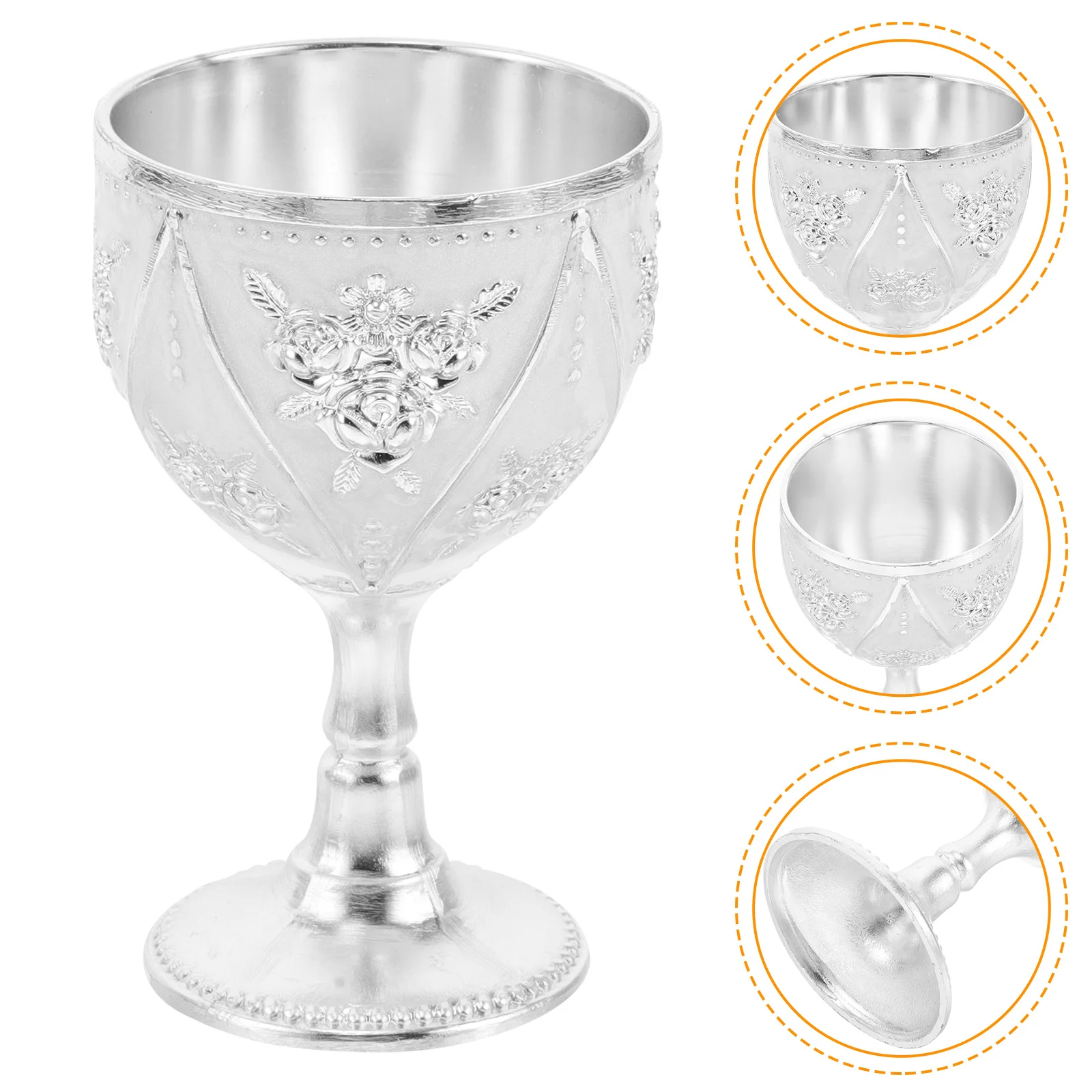 Нежные бокалы для вина в европейском стиле