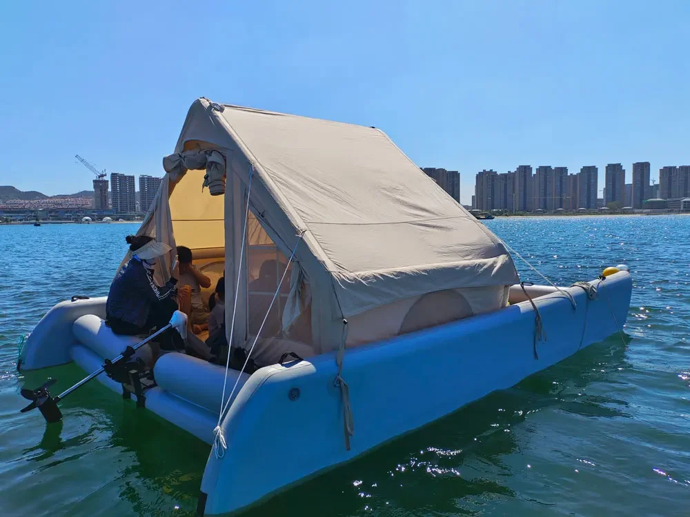 5 м надувная понтонная лодка для рыбалки - Фотография_6