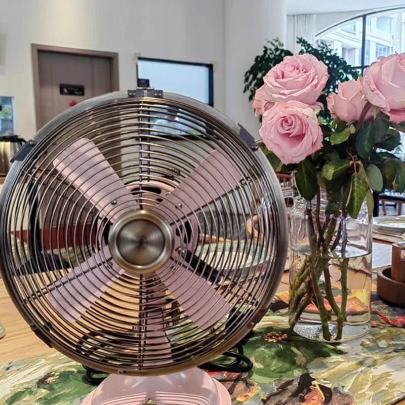 Трехскоростной настольный вентилятор в античном стиле - Фотография_3