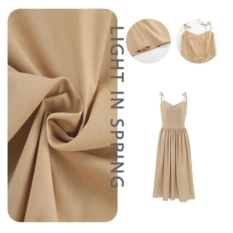 Оригинальное хлопковое платье на подтяжках с открытой спиной - Фотография_6