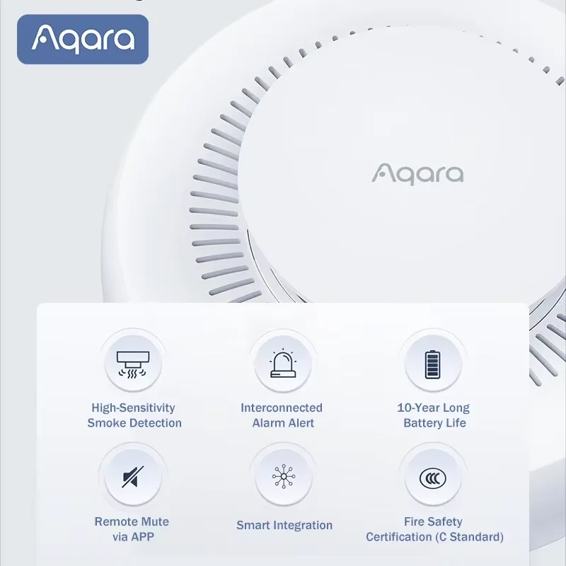 Умный детектор дыма aqara для природного газа zigbee - Фотография_4
