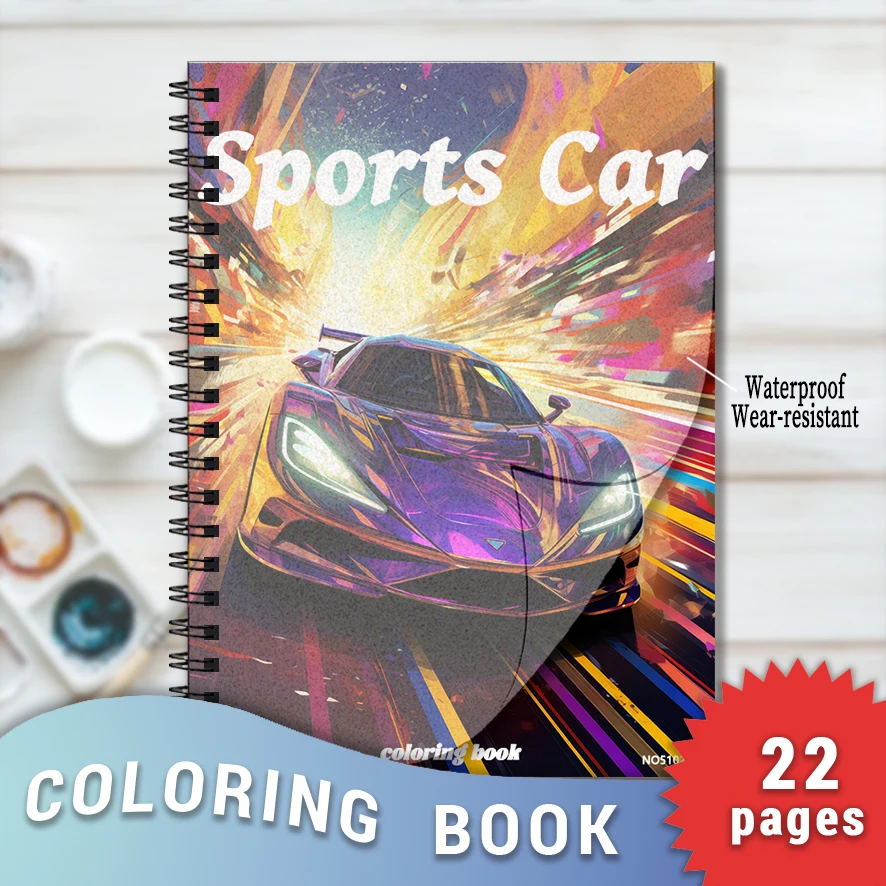 Книжка-раскраска для взрослых racing — 8