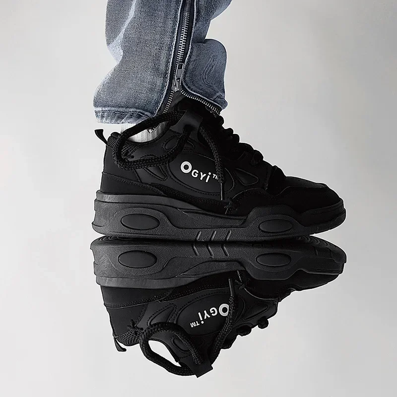 Корейские кроссовки на платформе для мужчин - Фотография_2