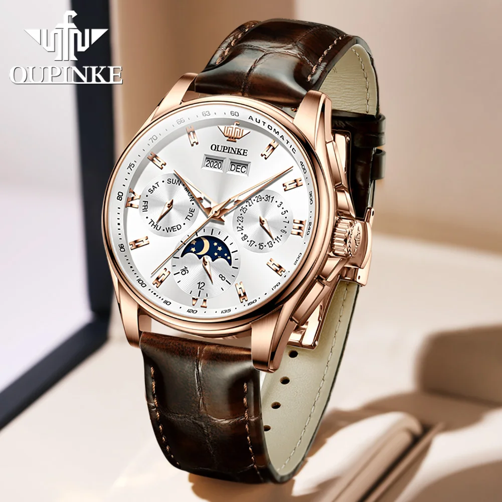 Oupinke мужские часы повседневные - Фотография_2