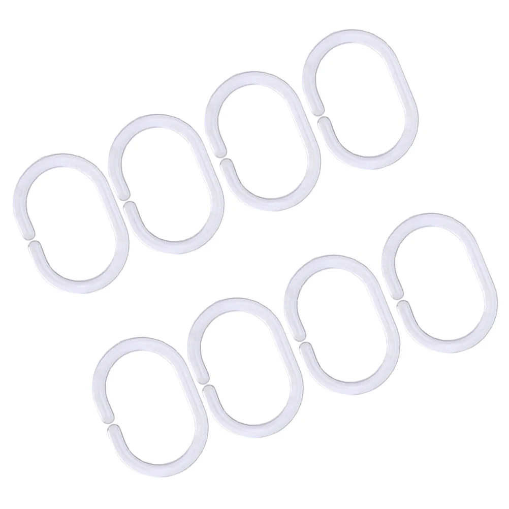 Пластиковые вешалки для занавесок для душа без трения - Фотография_3