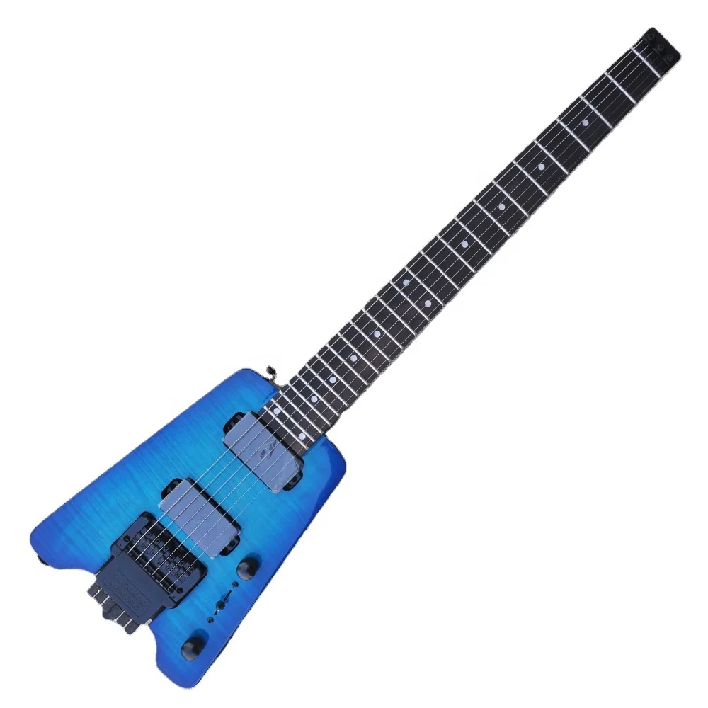 Stlf flyoung blue безголовая электрогитара