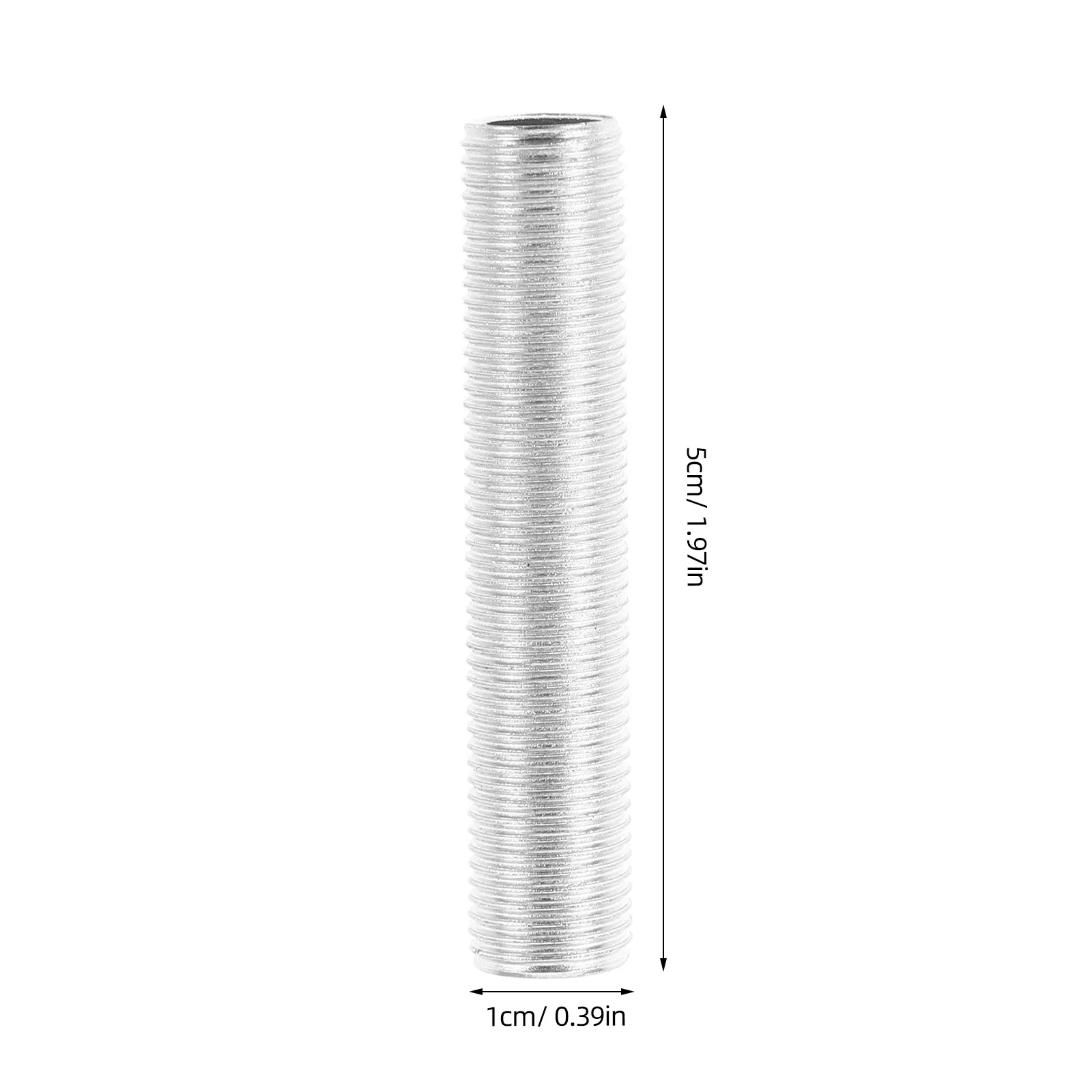 M10x5 оцинкованный железный ниппель - Фотография_6