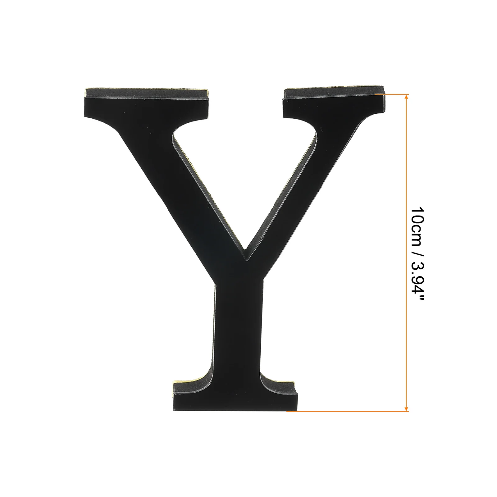 10 см черный 26 английских букв - Фотография_2