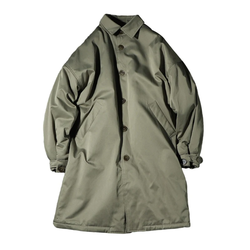 Флисовая парка с воротником из овечьей шерсти в американском стиле