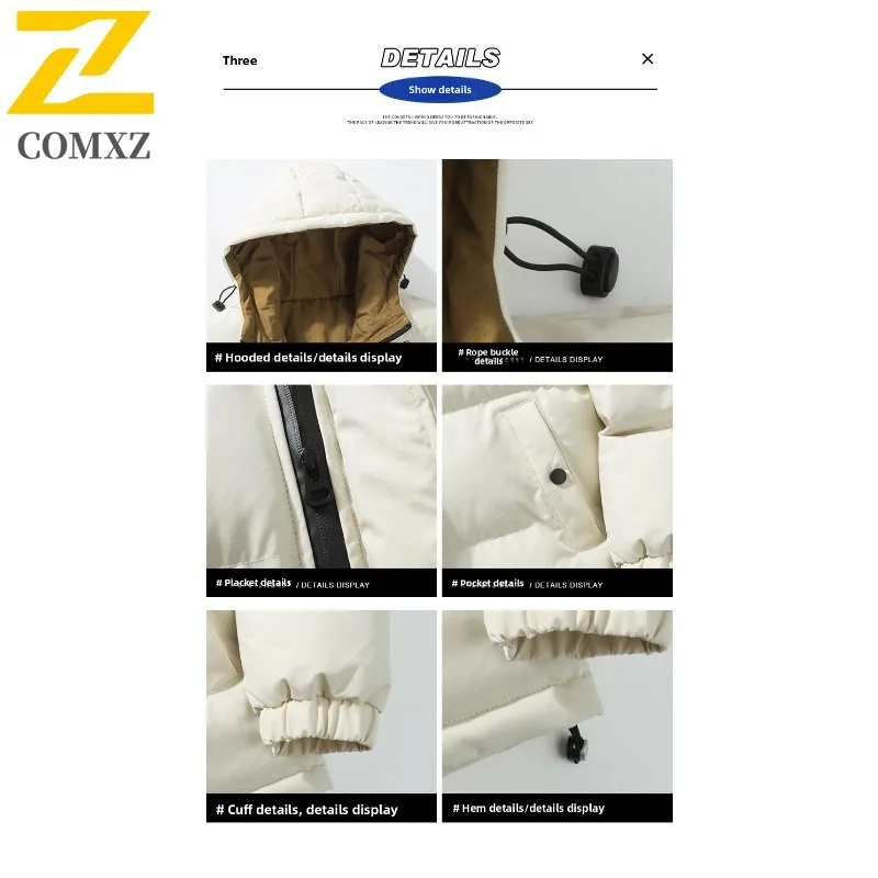Comxz, новое зимнее хлопковое мужское пальто - Фотография_6