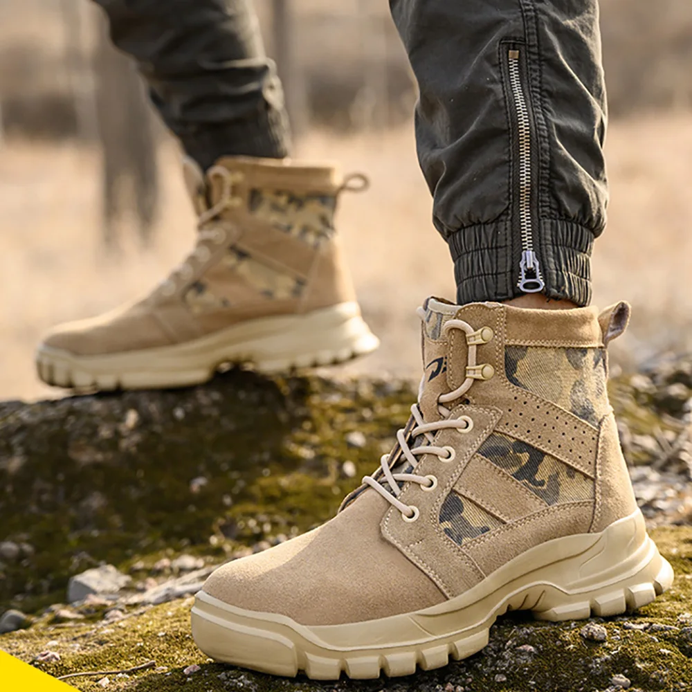 Замшевые рабочие ботинки armortoe - Фотография_3