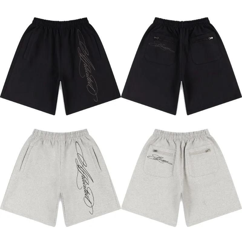 Y2k ретро шорты для бега с фирменной