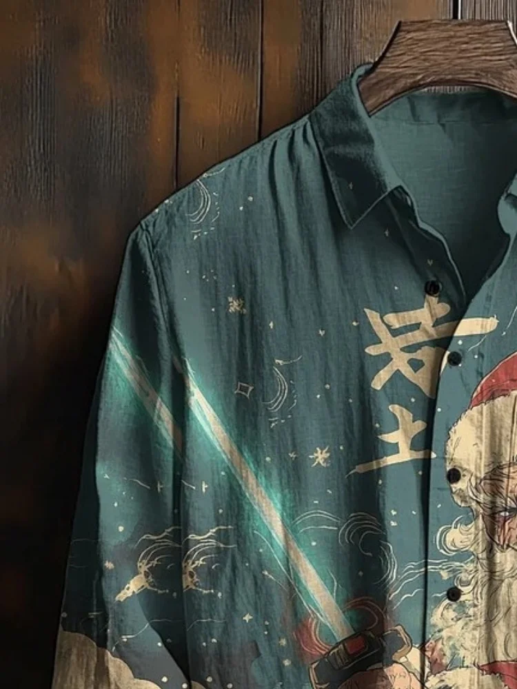 Мужская рубашка с длинными рукавами - Фотография_2