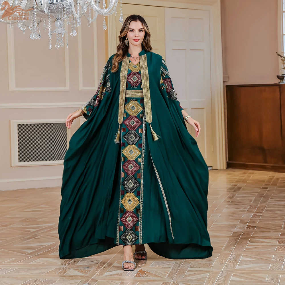 Uni ramadan dubai роскошные женские абайи с вышивкой