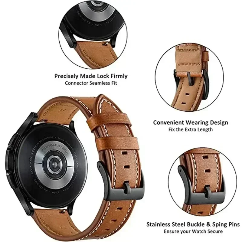 Кожаный ремешок для часов cmf watch pro 2 - Фотография_2