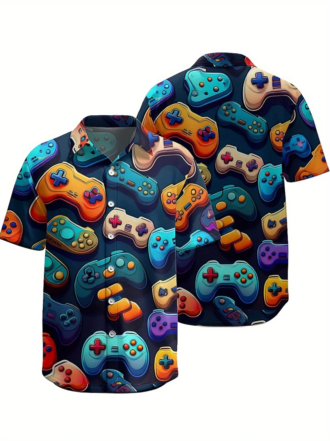 Мужская гавайская рубашка большого - Фотография_5