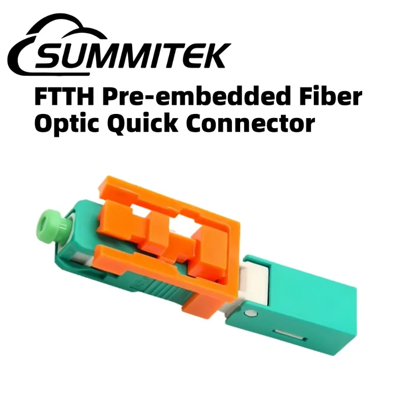 Разъем summitek sc apc type g652d/g657a1/g657a2 тип оптоволокна 3