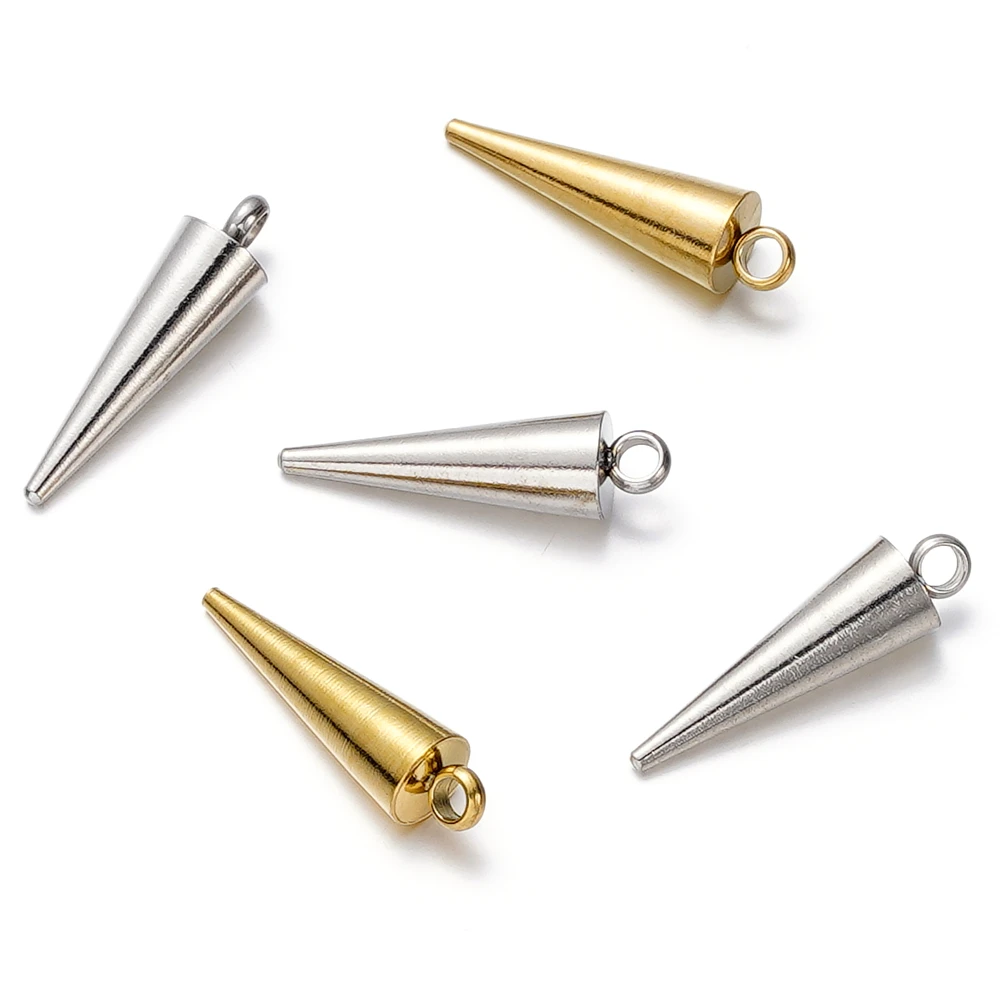 Подвески в виде конуса из нержавеющей стали - Фотография_3