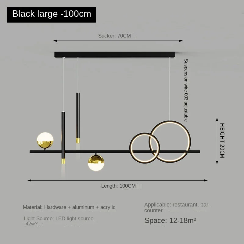 Подвесной светильник для ресторана - Фотография_5