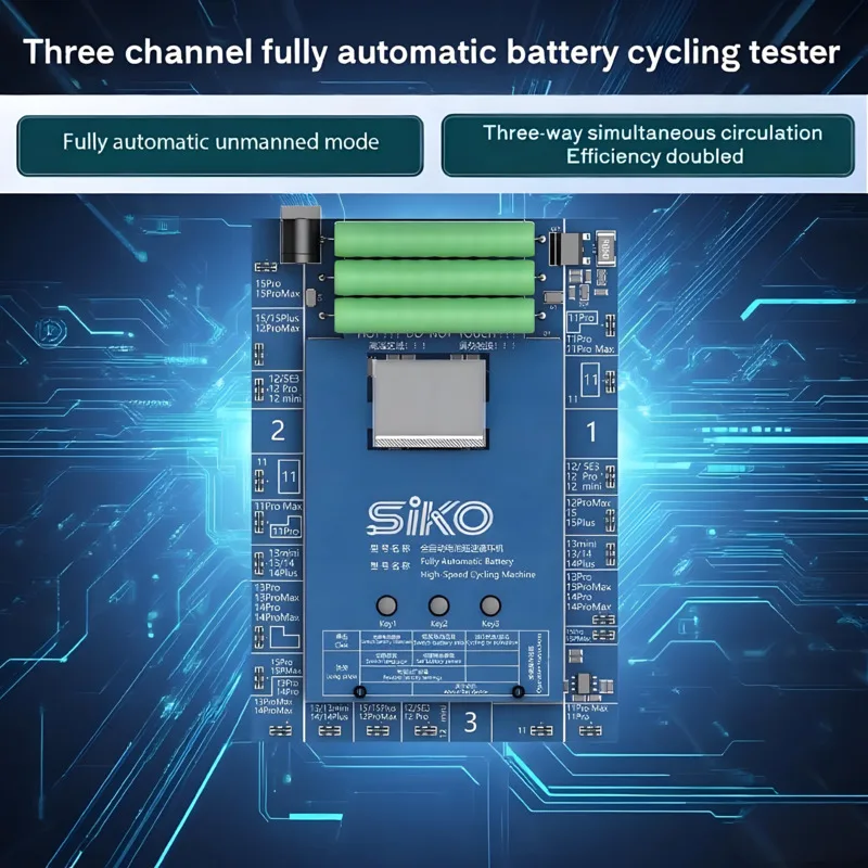 3-канальный тестер независимого цикла батареи - Фотография_5