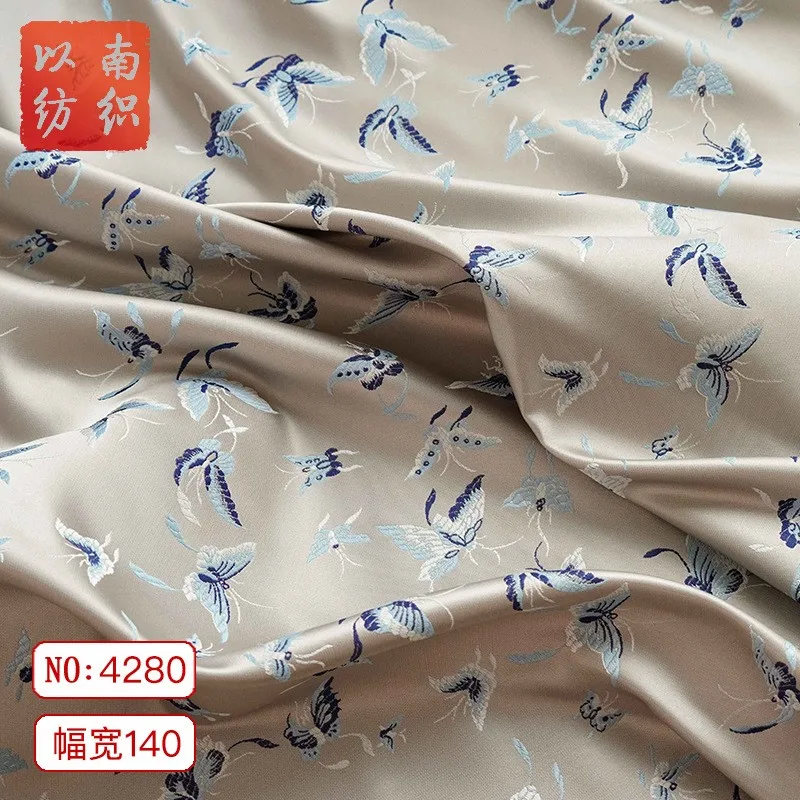 Новая парчовая мягкая жаккардовая ткань hanfu в китайском стиле