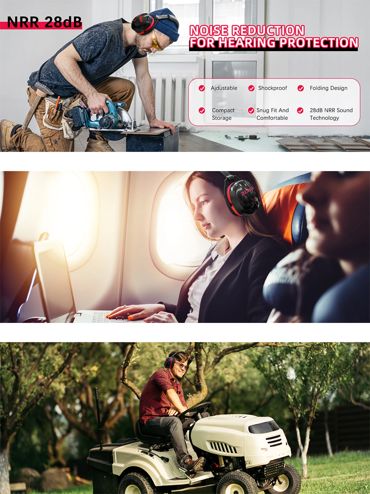 Шумоподавляющие наушники zohan - Фотография_6