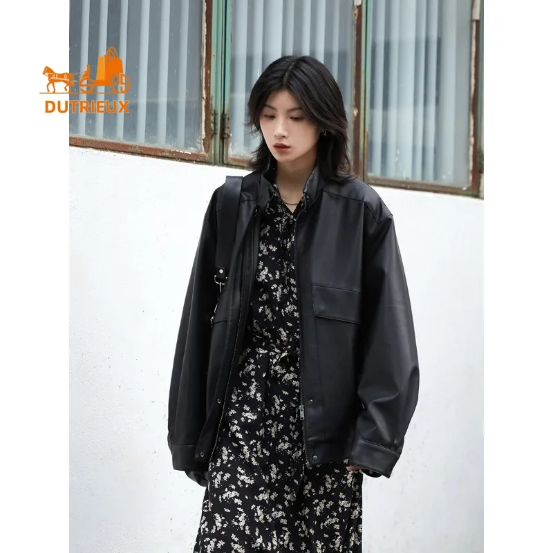 Зимняя женская стеганая кожаная - Фотография_3