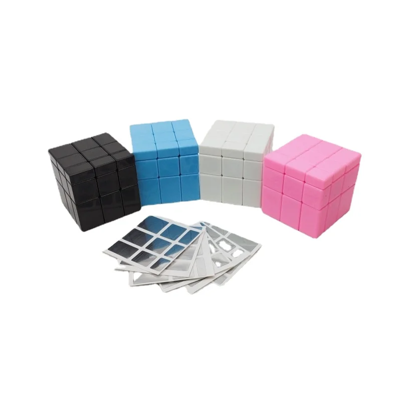 Детский зеркальный корпус 3x3 с серебряными наклейками