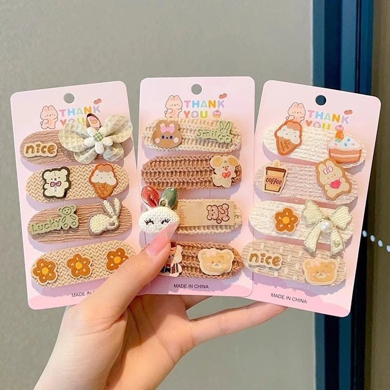 Новая заколка для волос с милым цветочным бантом - Фотография_2