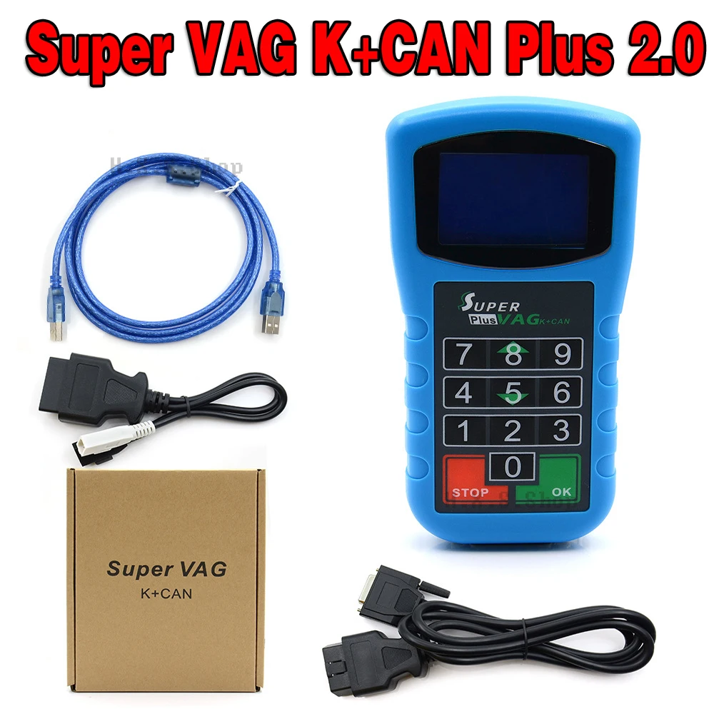 Автомобильный диагностический инструмент super vag k can plus 2