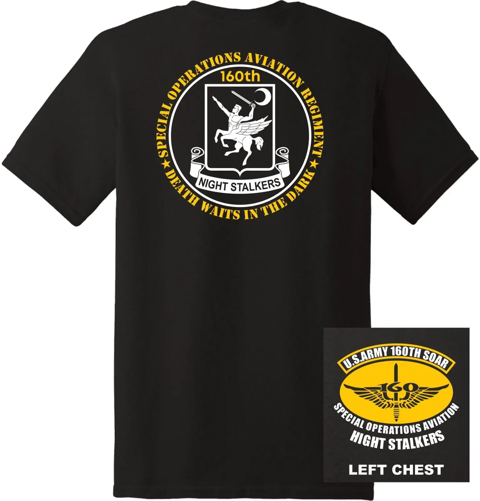 Футболка 160th soar night stalker армии сша