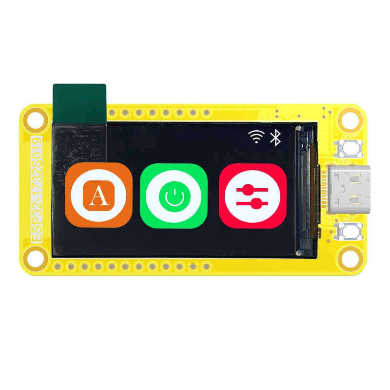 Esp32-s3 hmi 8m psram 16m flash arduino lvgl wifi и bluetooth 1