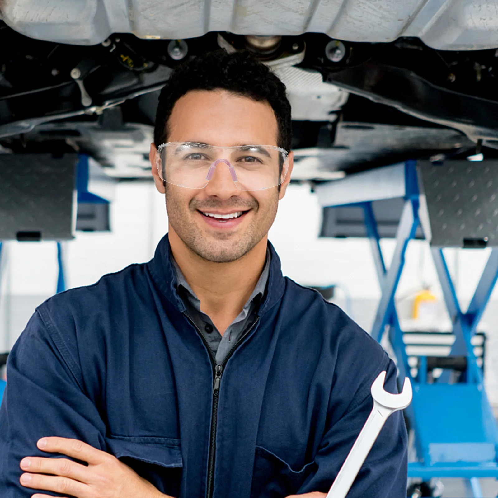 Прозрачные ветрозащитные защитные очки для мужчин и женщин - Фотография_2