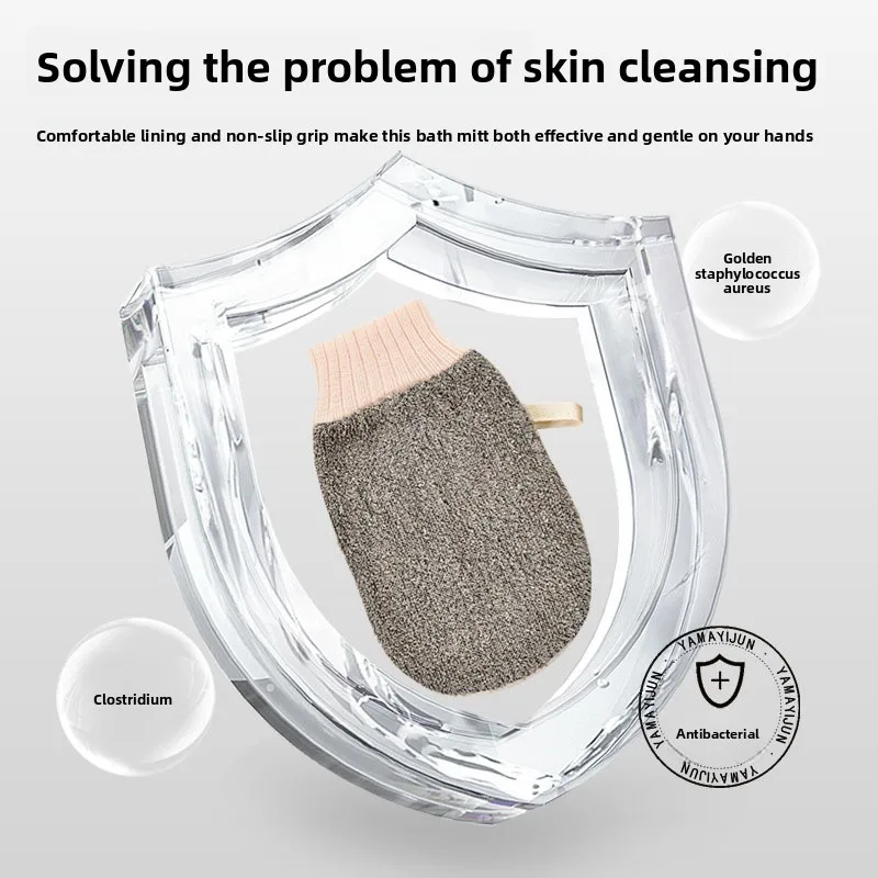 Льняное полотенце с цветком «два в одном» - Фотография_4