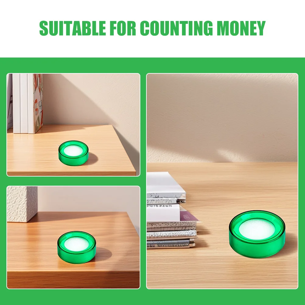 Чаша для подсчета наличных денег с влажной губкой для пальцев - Фотография_2