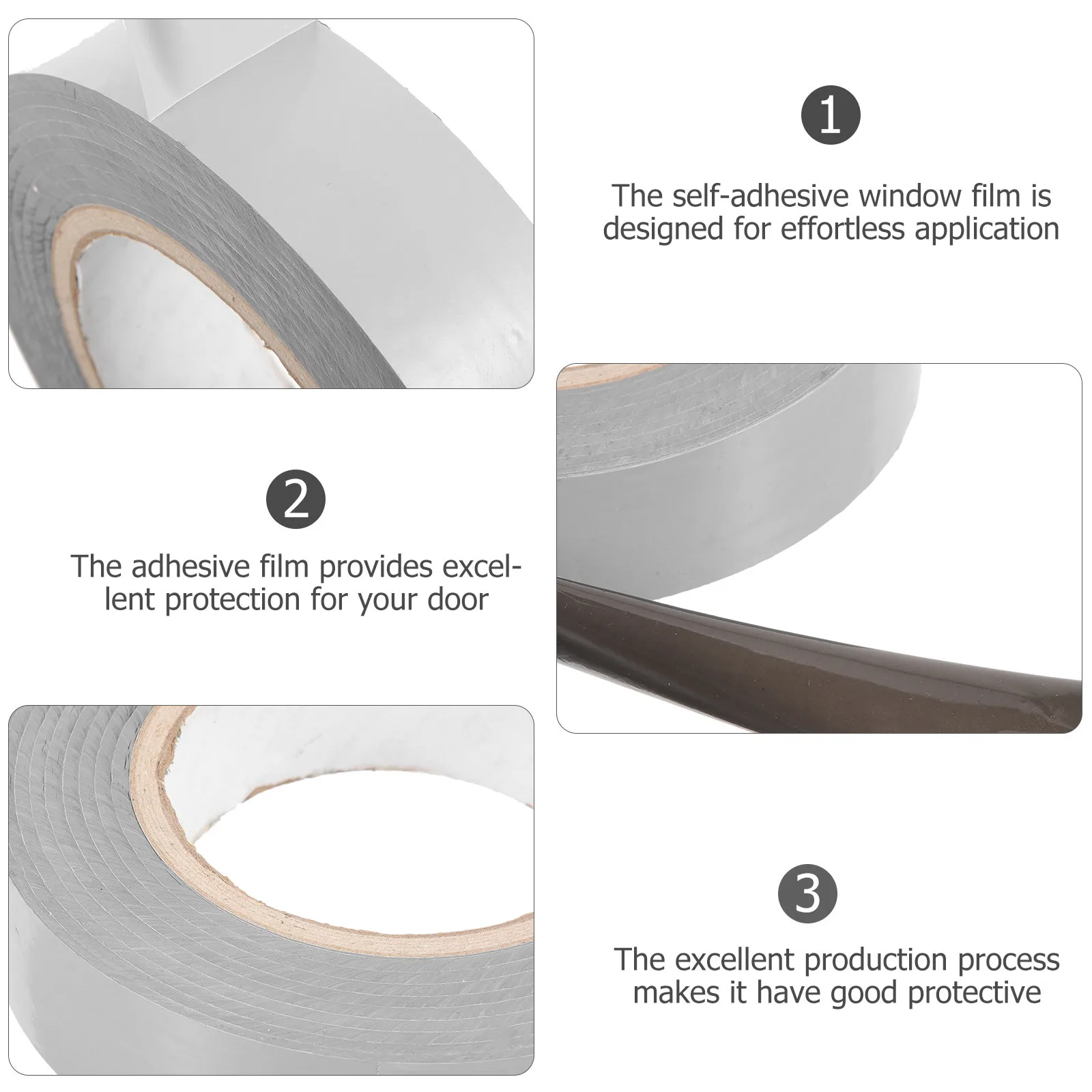 1 рулон черно-белой защитной пленки - Фотография_2