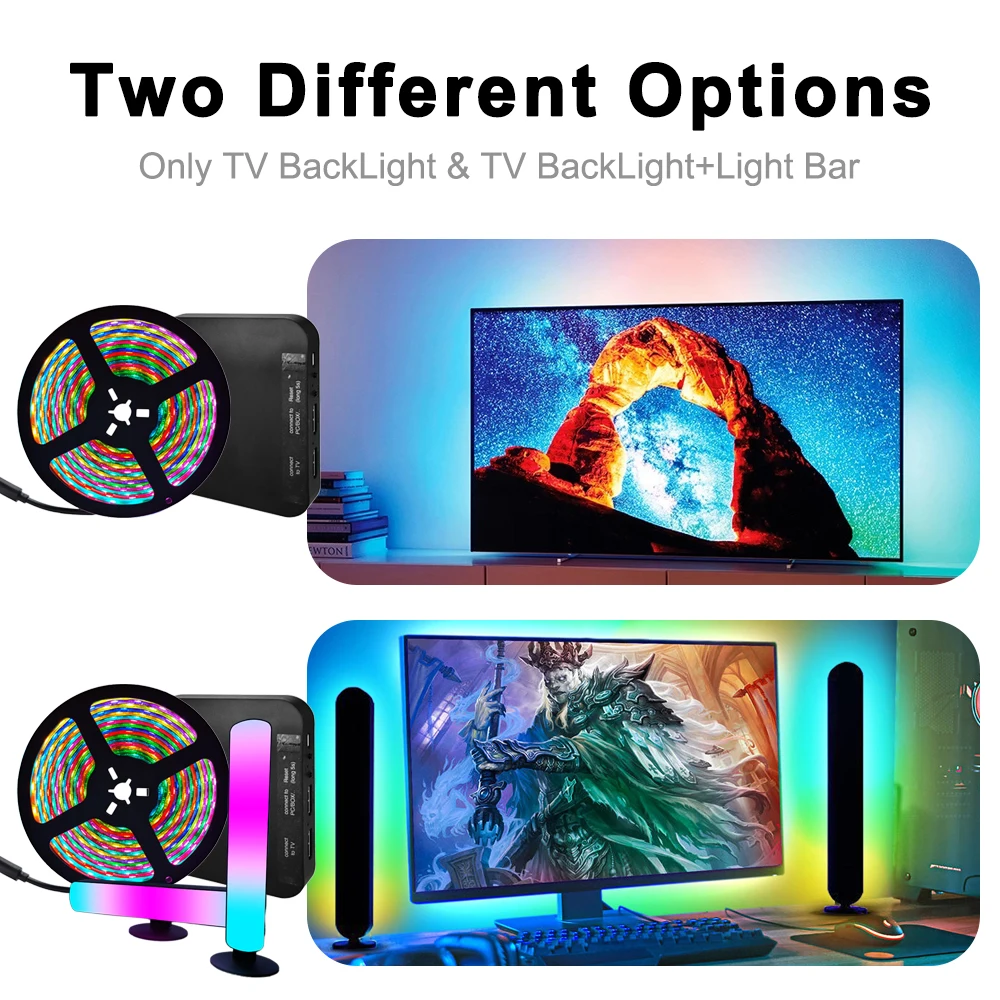 Smart ambient tv светодиодная подсветка hdmi 2 - Фотография_6